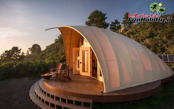 طراحی چادر مسافرتی با امکانات هتل 5 ستاره
