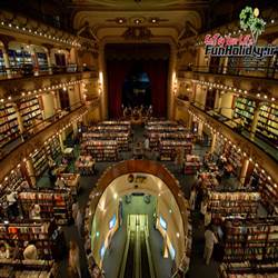 زیباترین کتابفروشی دنیا در آرژانتین