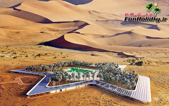 سبزترین تفریحگاه بیابانی جهان در امارات