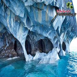 غار زیبای مرمر در شیلی